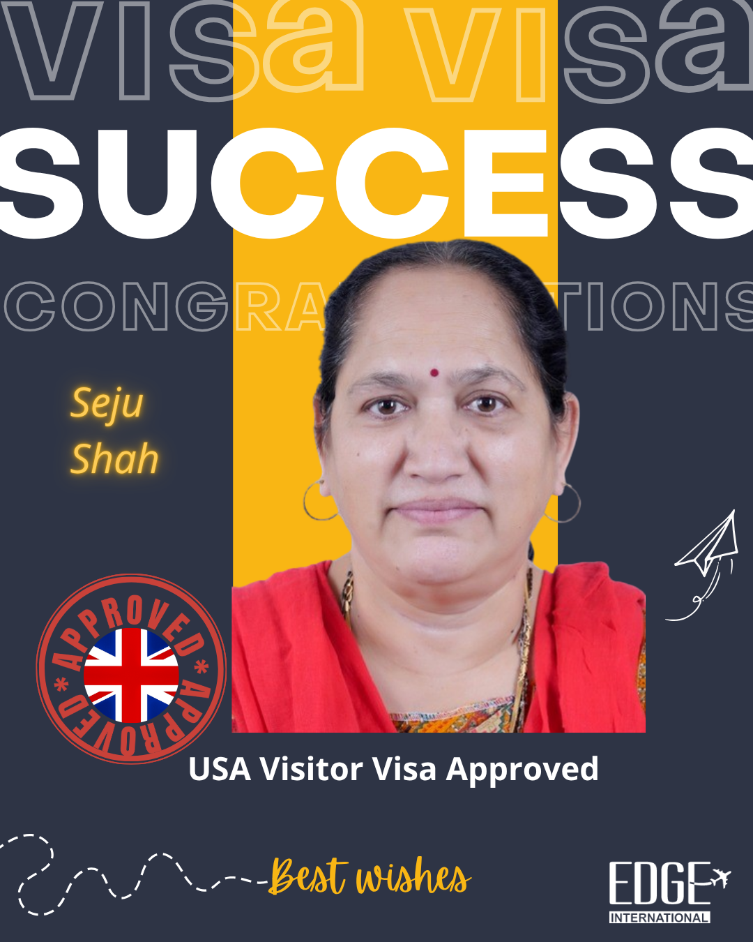 Seju Shah - Visitor Visa Approved