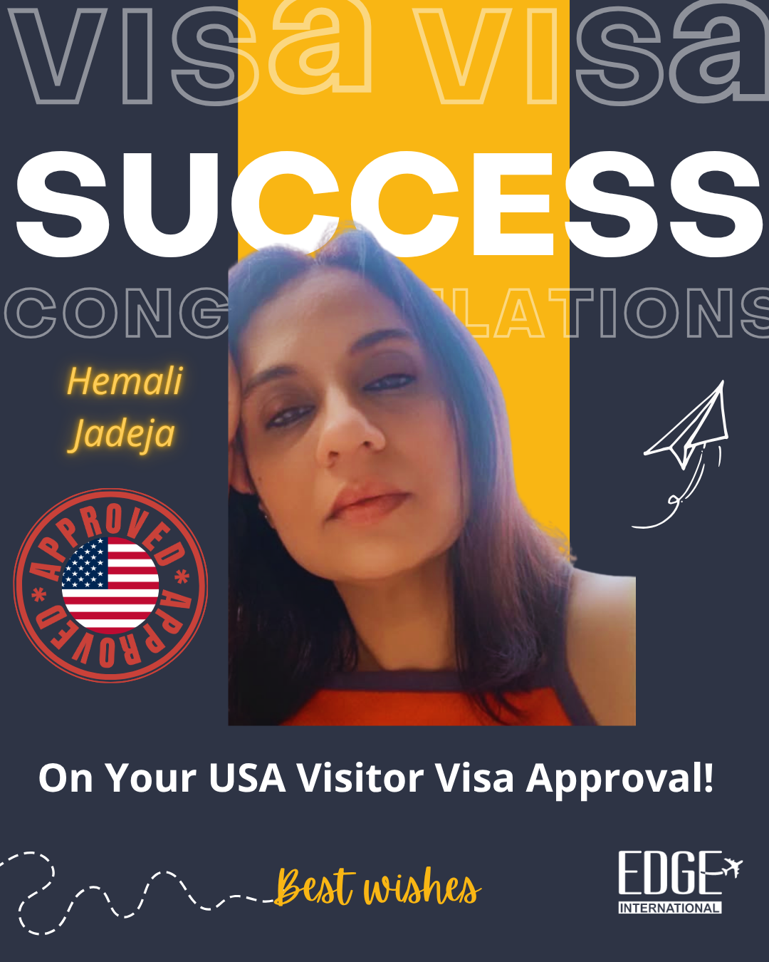 Hemali Jadeja - Visitor Visa Approval