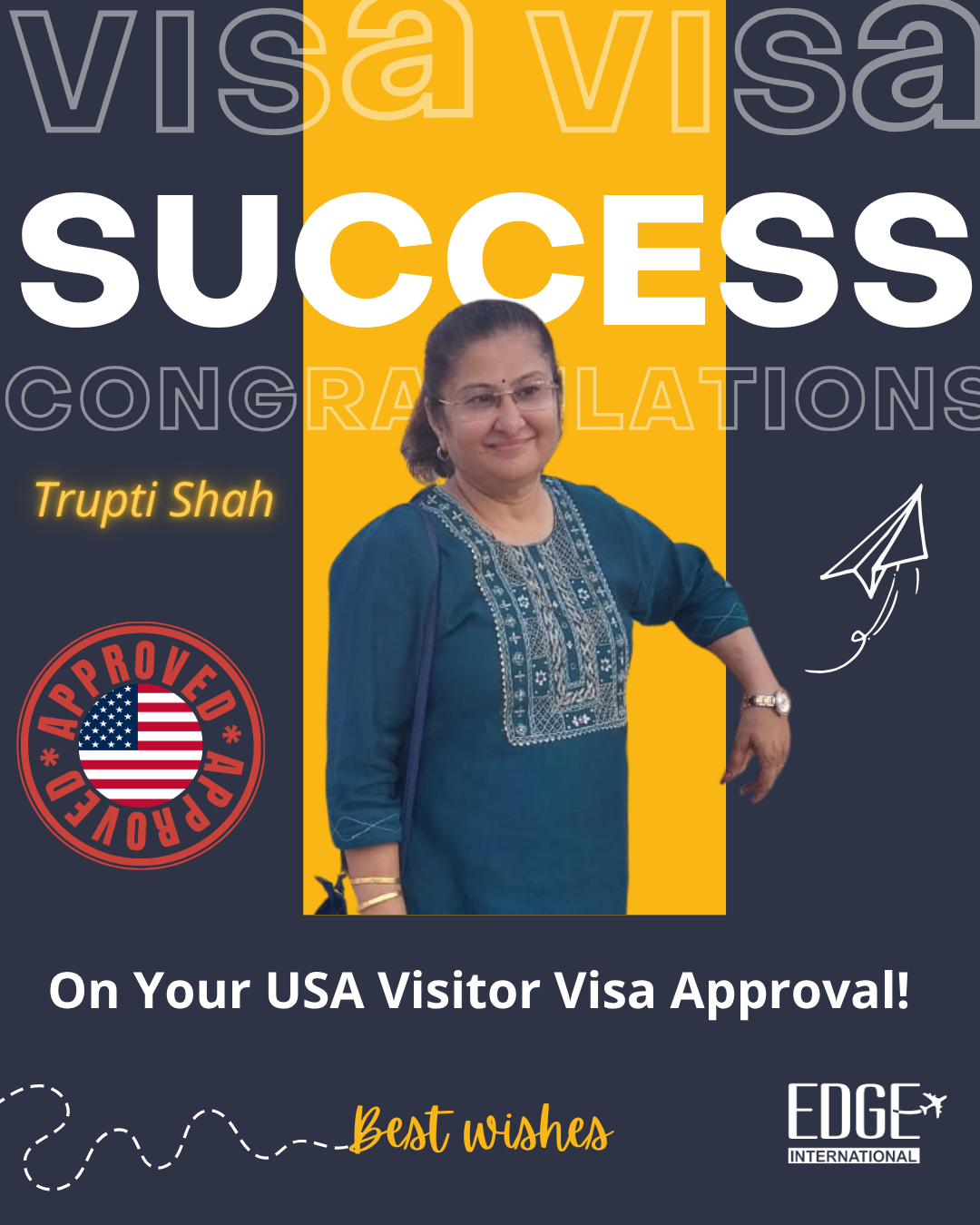 Trupti Shah - Visitor Visa Approval