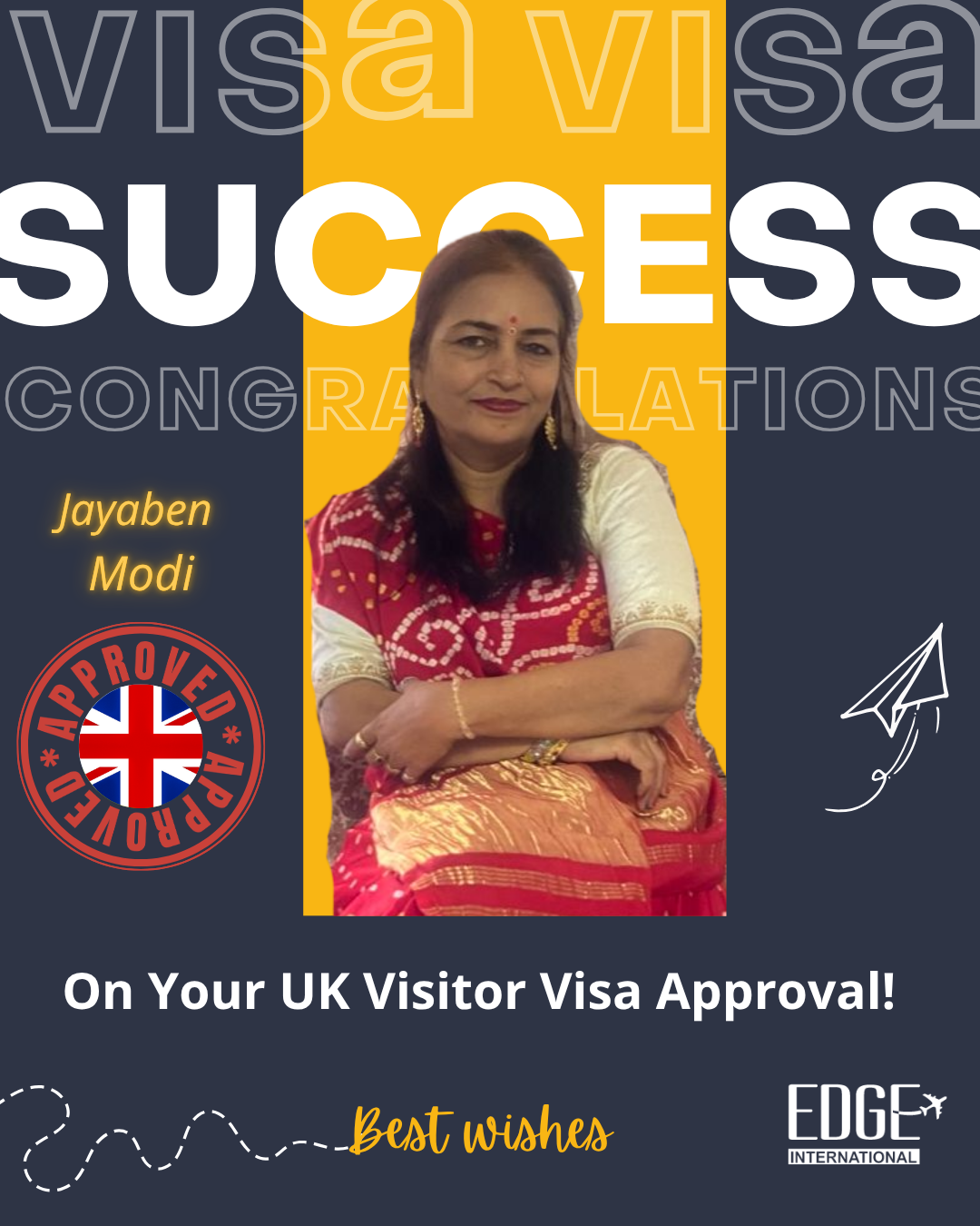 Jayaben Modi - Visitor Visa Approval