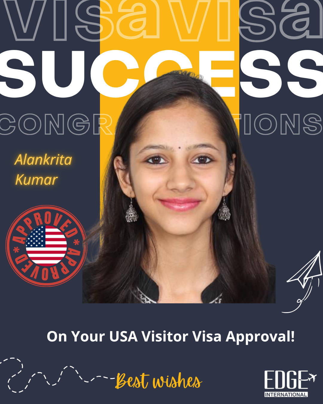 Alankrita Kumar - Visitor Visa Approval